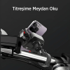 Gidon Bağlantılı 360° Derece Ayarlanabilir 3.5”-7.2” Uyumlu Motosiklet Bisiklet Telefon Tutucu