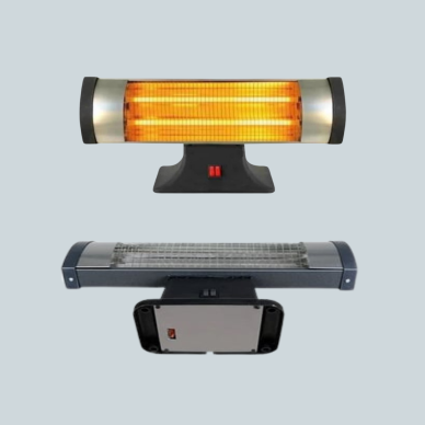 Sessiz Çalışan Quartz Tüp Infrared Isıtıcı 1800W