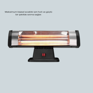 Taşınabilir Infrared Isıtıcı Aşırı Isınma Korumalı
