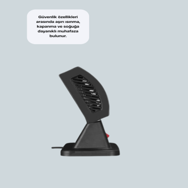 Taşınabilir Infrared Isıtıcı Aşırı Isınma Korumalı