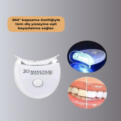 Mavi Işık Teknolojisi ile Güvenli Diş Beyazlatıcı Sistem