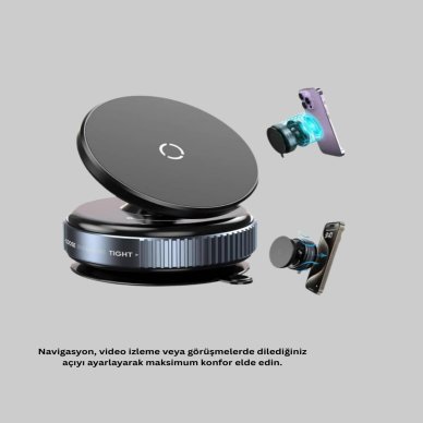 Vakumlu Manyetik Araç İçi Telefon Standı