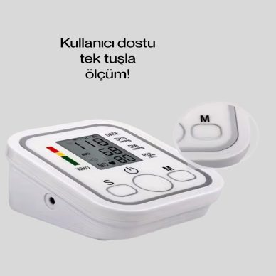 Elektronik Tansiyon Ölçer LCD Dijital Ekranlı