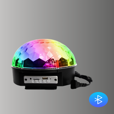 Taşınabilir Bluetooth Disko Topu Uzaktan Kumandalı Işık Efektleri