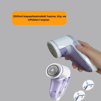 Pamuk Tiftik Tüy Temizleme Makinesi 5W – 3 Bıçaklı Sistem