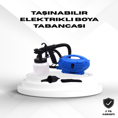 Farklı Yüzeylere Uygun Elektrikli Boya Uygulama Aleti