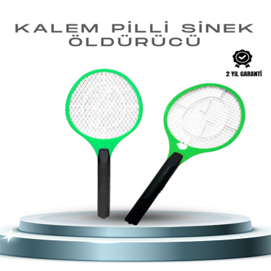 Pil Gücünde Elektronik Sinek Öldürücü – Kan Lekesi Bırakmayan Temiz Kullanım