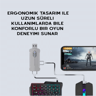 Bluetooth 5.3 Mobil Oyun Aksesuar Seti – PUBG Uyumlu