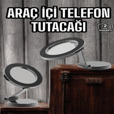 Yeni Nesil Araç İçi Mıknatıslı Telefon Tutacağı Tüm Telefonlara Uyumlu