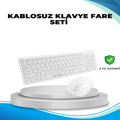 Q Klavye Klavye ve Mouse Seti USB Girişli Kablosuz