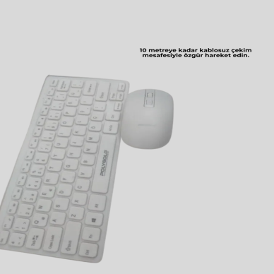 Q Klavye Klavye ve Mouse Seti USB Girişli Kablosuz