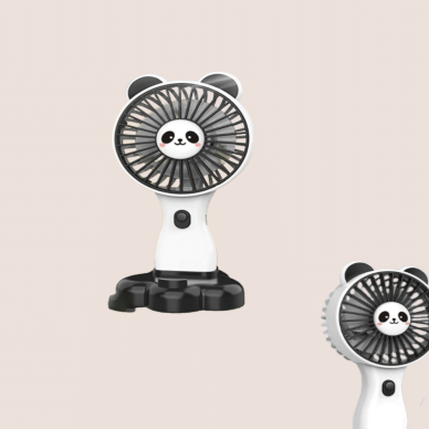 Kompakt Tasarımlı USB Şarjlı Mini Fan – Hayvan Figürlü Vantilatör