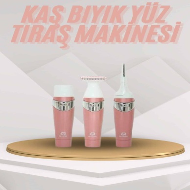 Yüz Kaş ve Tüm Vücut Epilasyon Aleti 3 Başlıklı Hassas Ciltlere Uygun Epilatör
