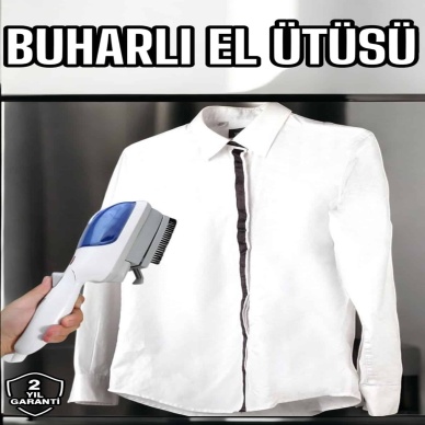 Buharlı El Ütüsü Taşınabilir Kompakt Su Hazneli