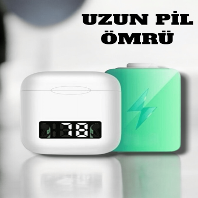 Kablosuz Müzik Keyfi Sunan LED Şarjlı TWS Bluetooth Kulaklık