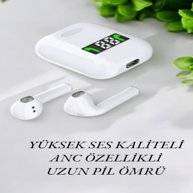 Dokunmatik Kontrol ve LED Göstergeli TWS Bluetooth Kulaklık