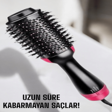 1200 Watt Gücünde, Negatif İyon Teknolojili, 3 Isı Kademeli Fön Tarağı