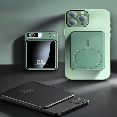 10.000 mAh Wireless Şarjlı Powerbank