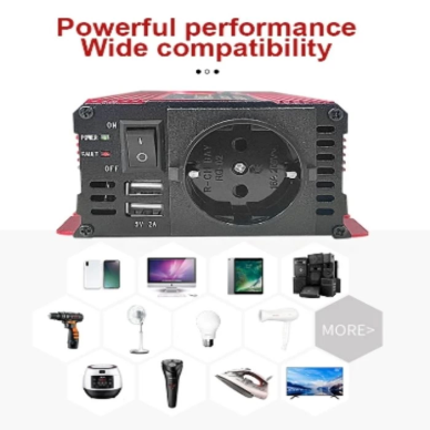 Epilons 12v 2000w Modifiye Sınus İnverter 220v Dijital Göstergeli- Taşınabilir Güç Kaynağı