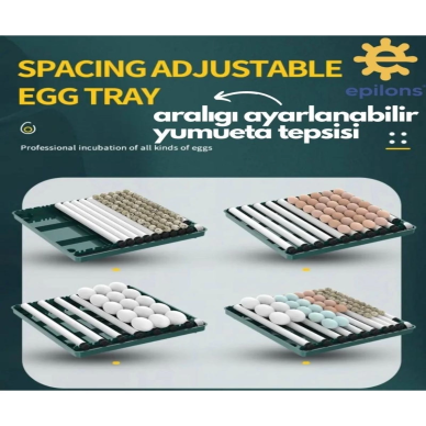 Otomatik Kuluçka Makinesi (130 Yumurta) Tavuk, Bıldırcın Güvercin Hindi Kaz , Wifi Kamera İle İzleme