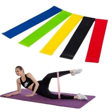 Aerobik Bant 5 Li Pilates Yoga Bandı *