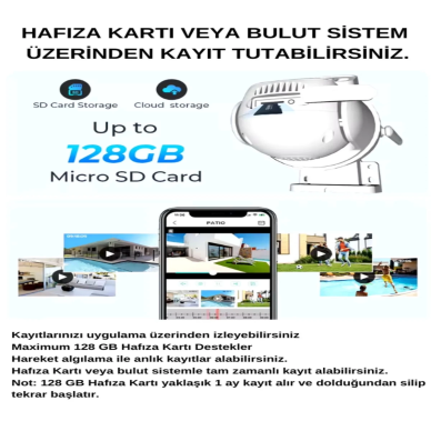 Ip Kamera 2+2 Mp 4mp 1080p Ultra Hd Hareketli Sensör Dış Ortam Ip Kamera Speed Dome Akıllı Ip Çift Kamera
