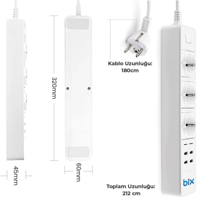 Vtn Bp-01 Wifi Yüksek Akım Korumalı Hızlı Şarj Özellikli Akıllı Priz
