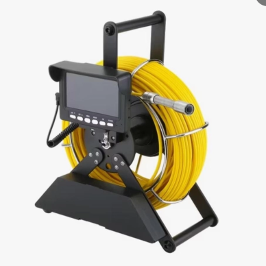 Profosyonel Ekranlı Kameralı 30 Metre Fiber Kablo Yılan Endoskop Kameralı Hafıza Kart Girişli Kuyu, Sondaj, Kanalizyasyon Kamerası 8 Mm 4.3 Inc