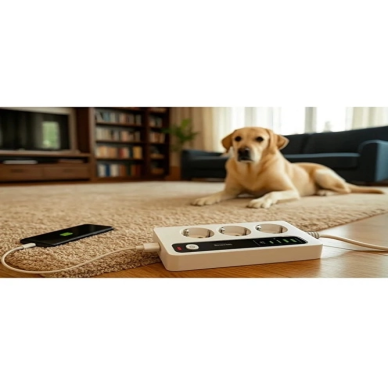 P10 3x Priz 3000w Akım Korumalı 4x Usb 2x Type-c Girişli Çoklu Priz