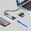 KESGİN MARKET ® Alüminyum Kasalı MacBook USB-C Hub – 4K HDMI, USB 3.0, SD/TF Kart Girişi, PD Şarj Desteği