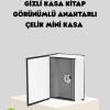 KESGİN MARKET ® Sözlük Görünümlü Gizli Kitap Kasa – Anahtarlı Metal İç Kasa, Kompakt Boyut, Şık ve Güvenli Tasarım