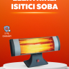 KESGİN MARKET ® Sessiz Çalışan Quartz Tüp Infrared Isıtıcı 1800W