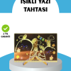 KESGİN MARKET ® Silinebilir LED Mesaj Tahtası 7 Renkli Kalem Dahil