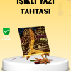 KESGİN MARKET ® LED Işıklı Akrilik Yazı Tahtası Renkli Kalem Setiyle
