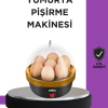 KESGİN MARKET ® 7 Yumurta Kapasiteli Buharlı Yumurta Pişirme Cihazı Sesli Uyarılı