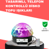 KESGİN MARKET ® Çok Renkli LED Masaüstü Disko Topu Parti Aydınlatma Cihazı
