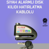 KESGİN MARKET ® Yüksek Sesli 110dB Çelik Disk Kilidi Su Geçirmez
