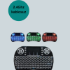 KESGİN MARKET ® Işıklı Kablosuz Mini Klavye – 2.4 GHz, Dokunmatik Mouse Özellikli