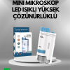 KESGİN MARKET ® ABS Gövdeli Öğrenci ve Hobi Mikroskobu – Mavi Renk