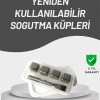 KESGİN MARKET ® Çevre Dostu Metal Buz Küpü ve Kullanışlı Klips Seti