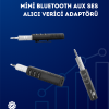 KESGİN MARKET ® Kablolu Hoparlör ve Kulaklıklar İçin Bluetooth Adaptör | Mini Boy, Klipsli, Taşınabilir