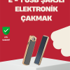 KESGİN MARKET ® Rüzgar Geçirmez Elektronik Çakmak – Modern Tasarım, Metal Gövde