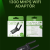KESGİN MARKET ® USB 3.0 Wireless Adaptör – 2.4GHz & 5GHz Destekli