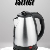 KESGİN MARKET ® Su Isıtıcı 220 - 240 V Paslanmaz Çelik Kettle Uzun Ömürlü 2000 Watt