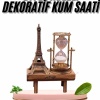 KESGİN MARKET ® Paris Eyfel Kulesi Hediyelik Eyfel Retro Kum Saati Dekoratif Eşya