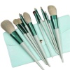 KESGİN MARKET ® 13 Parça Taşınabilir Kılıflı Profesyonel Makyaj Fırça Seti Pudra Allık Fondöten Fırçası