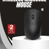KESGİN MARKET ® Ergonomik Tasarım Kablosuz Siyah Mouse Hassas Uzun Ömürlü