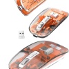 KESGİN MARKET ® Sessiz Tıklama Çift Modlu Bluetooth Ve Alıcı Şeffaf Mouse Fare