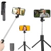 KESGİN MARKET ® Tripod Selfie Çubuğu Bluetooth Kumandalı Kablosuz Led Işıklı