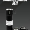 KESGİN MARKET ® Termos Seti Paslanmaz Çelik 3 Bardaklı Vakumlu Termos Set 500 Ml 12 Saate Kadar Isı Koruma